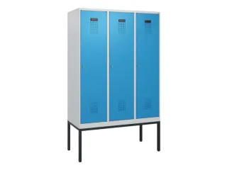 schoollocker,HxBxD 1950x1200x500mm,3vak,vak B 400mm,cil.-slot - 2