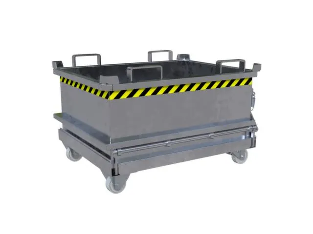 mini-bodemklepcontainer,HxLxB 625x800x1000mm,0,37m³,inrijbeugel,staal