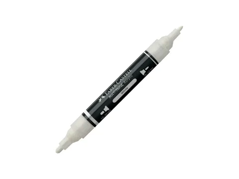 Acrylmarker Faber-Castell Multimark 101 wit