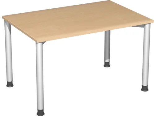 Bureau 4-Poot Hxbxd 680-800X1200X800Mm Ronde Buis Beuken