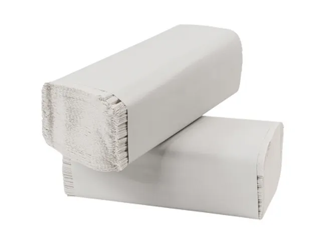 Papieren Handdoek Z-vouw recycled 1-laags FSC 23x25cm Doos 20 Pak