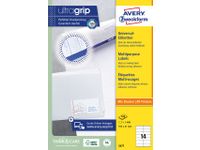 Etiket Avery Zweckform 3477 105x41mm wit 1400stuks