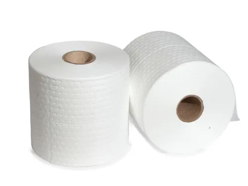 sorbent,rol,LxB 45mx380mm,opnamecapaciteit 137l/VE,vlies,wit