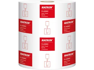 Handdoekrol Katrin Centerfeed M 485049 1-laags 21cmx300m wit - 2