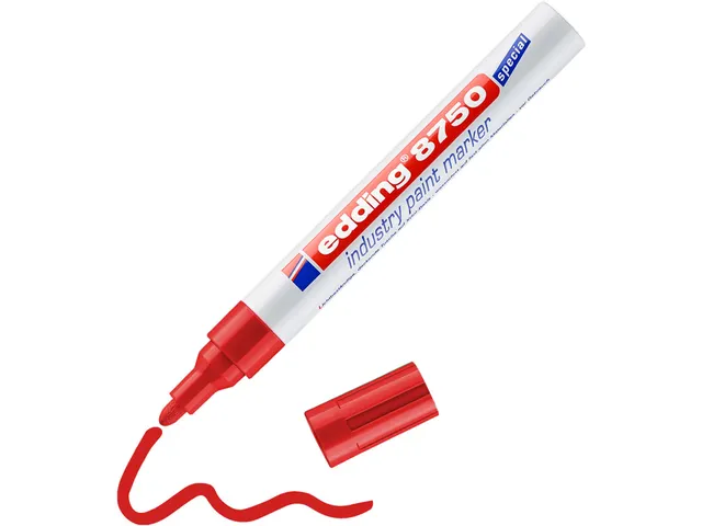 Lakmarker edding e-8750 industry rood