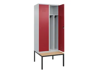 locker voor scheiding van kleding,HxBxD 2120x800x815mm,2vak - 2
