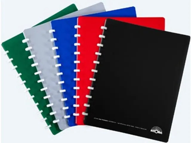 Eco protège-documents pour ft A4, avec 30 pochettes, couleurs assorti