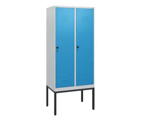 locker,HxBxD 1950x800x500mm,2vak,vak B 400mm,draaigrendel - 1