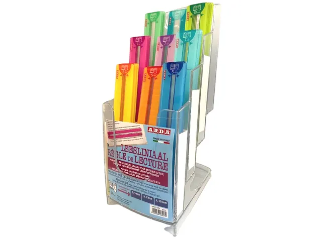 Règle de lecture Arda Easy Reading 0,7mm assorti display 36 pièces