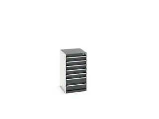 ladekast HxBxD 900x525x650mm 7laden romp RAL7035 front RAL7016 - 7