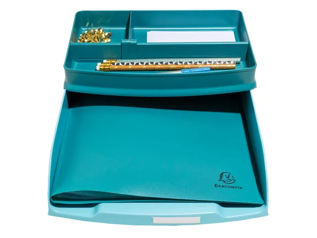 Brievenbak A4 COMBO STYLI SKANDI IJZIG BLAUW