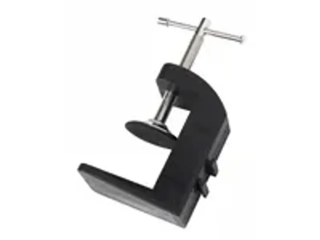 OUTLET Beurswand-klem voor Wandverlichting max. 53mm Zwart