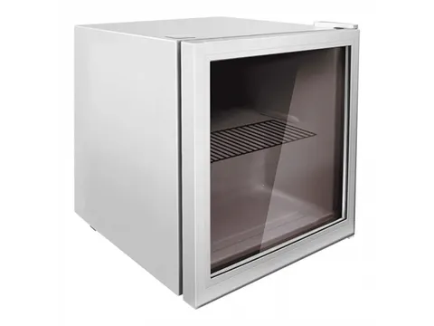 Husky Display Koelkast 50L transparant glas wit