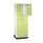lockerkast,HxBxD 1950x620x500mm,2x3vakken,cil.-slot,sokkel