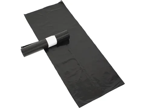Vuilniszak 20 micron 60x80x0.02 cm 60L Zwart HDPE 20x20 rol