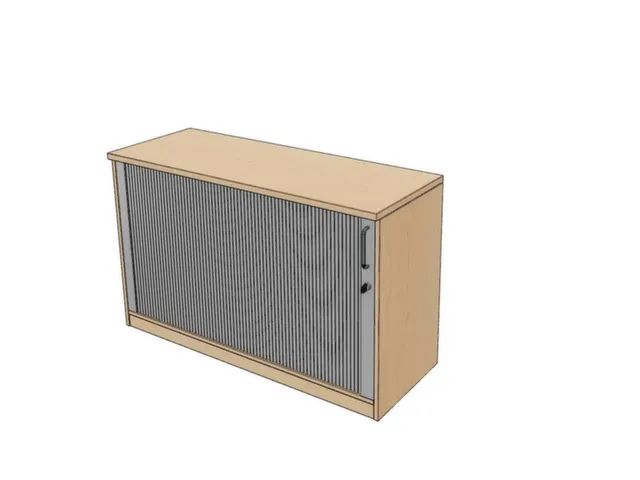 jaloeziedeurkast,HxBxD 720x1200x445mm,1xhouten vloer,1,5 OH,NE-esdoorn