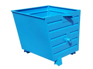 Kiepbak 900x1000x1200mm 0.90m³ 100kg Draagverm. 2000kg Ral5012 - 1