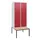 Dubbeldekse dekenkist,HxBxD 1950x800x815mm,2x2vak.,vak B 400mm