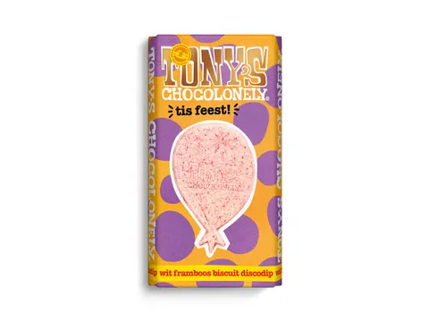 Chocolade Tony's Chocolonely Reep gifting bar tis feest