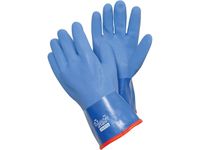 Handschoen Tegera 7390, Maat 9 PVC Blauw