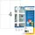 HERMA 10773 Weerbestendige etiketten A4 105x148mm Wit 320 stuks