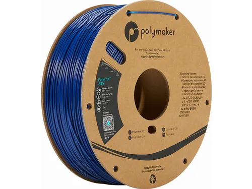 Polymaker PolyLite ABS filament 1,75 mm Blauw 1kg