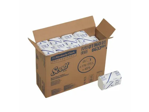 Scott 6633 Scottfold Handdoeken M-Vouw Medium Wit 1-Laags