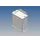 Aluminium Behuizing - WIT - 70x59.9x30.9mm - Met Flens