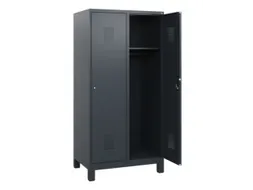 schoollocker,HxBxD 1630x800x500mm,2vak,vak B 400mm,cil.-slot,voeten