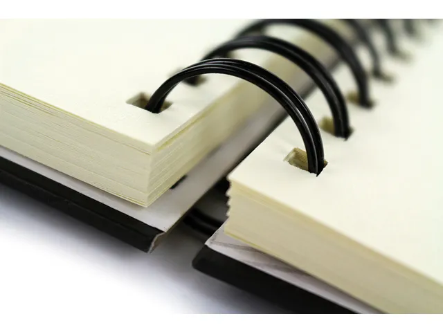 dummyboek Kangaro A4 Wire-o hardcover 80vel 140grs zwart blanco