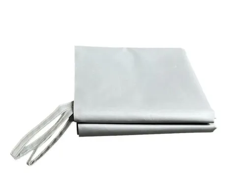 blusdeken,v. lithium-ion-branden,deken L x B 3x2,5m,glasweefsel,grijs