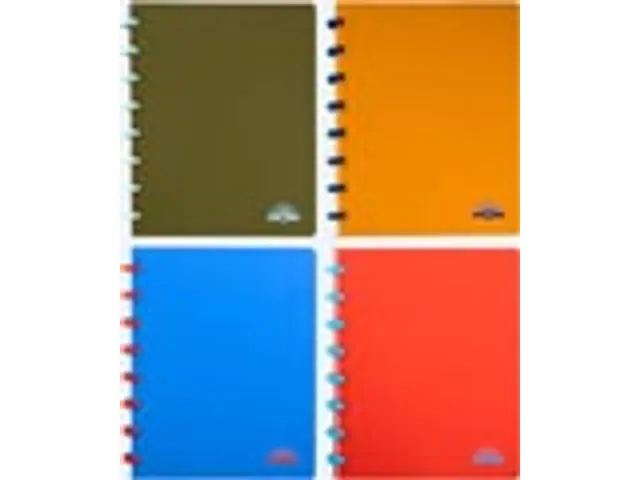 Nature schrift A5 144 blad commercieel geruit assorti