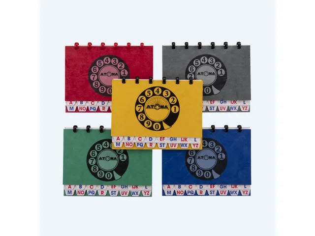 Telefoonregister Gelijnd 8-gaats A5 Wit