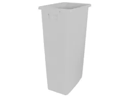 afvalverzamelaar,80l,HxBxD 762x320x460mm,romp PP transparant,gesloten