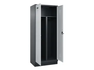 PBM-locker,HxBxD 1950x800x500mm,2vak,vak B 400mm,draaigrendel - 1