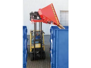 3-zijdig Kantelende Kiepbak 0.30m³ Hxbxd 890x1010x1260mm Rood - 2