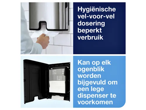 Tork 460004 H2 Xpress Handdoek dispenser Multifold RVS