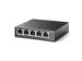 5-poorts 10/100Mbps Desktopswitch met 4-poorts PoE+