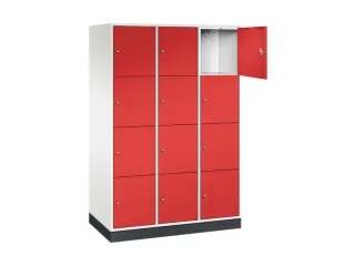 grootvolume-lockersysteem,HxBxD 1950x1220x600mm,3x4vakken,cil.-slot - 1
