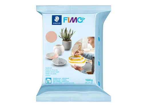 Boetseerklei Staedtler Fimo air 8101 1000 gram lichtroze