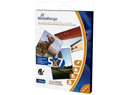 MRINK114 MEDIARANGE Foto Papier 13x18cm 220 Gram 50 Vel