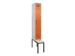 locker met bank,voor scheiding van kleding,HxBxD 2120x300x815mm,1vak