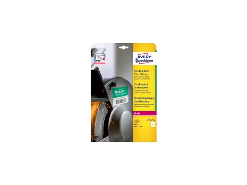 Ultra-heavy duty Avery etiket 99,1x139mm wit 10vel 4 et.per vel