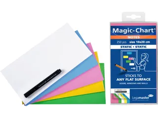 Legamaster Magic-Chart Notes 10x20cm assorti 250 vel - 1