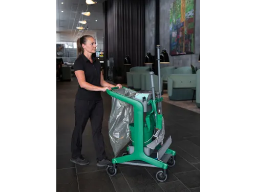 Vikan Hygiene vuilniszakhouder voor HyGo Mobile Cleaning Station grijs