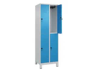 dubbeldekse locker,HxBxD 1950x600x500mm,2x2vak.,vak B 300mm - 2