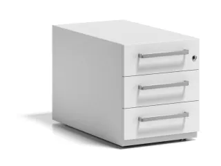 mobiel ladeblok,HxBxD 495x420x775mm,3lade(n),m. beugelgreep,cil.-slot - 1