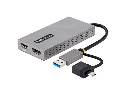 USB naar HDMI Adapter, USB 3.0 naar Dual HDMI Converter