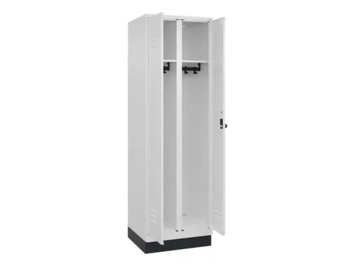 locker voor scheiding van kleding,HxBxD 1950x600x500mm,2vak