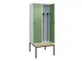 locker voor scheiding van kleding,HxBxD 2120x800x815mm,2vak